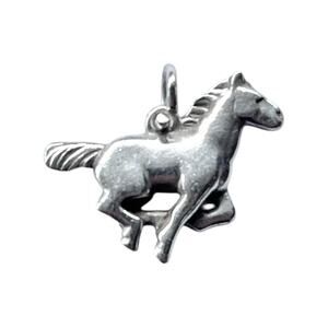 James Avery .925 Sterling Silver Retired “Running Horse” Mustang 3D Charm